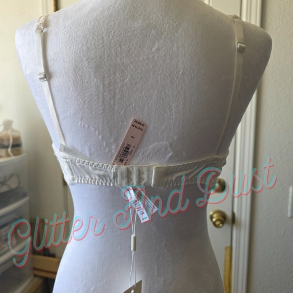 For Love And Lemons Blushing Bride White Bra - Picture 7 of 7
